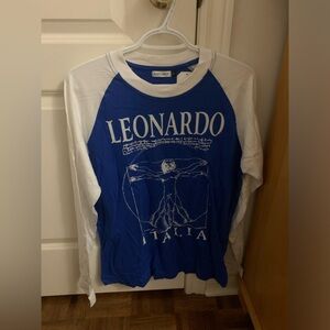 Italian Long Sleeve Shirt Medium NEW